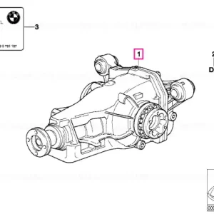 Diferenţial schimb, I=40:11=3,64 - BMW Ieftin