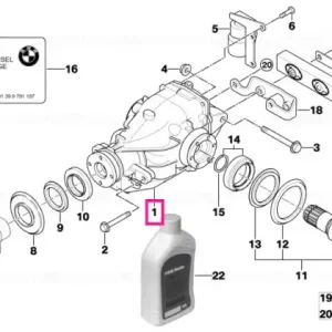 Diferențial final de schimb I=2,47 - BMW Livrare rapidă