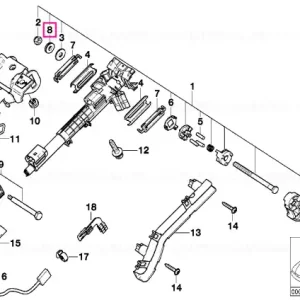 Rulment cu ac axial 8X19X4MM - BMW Doar azi