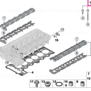 Set șuruburi culasă TORX - BMW Nu rata