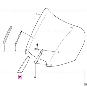 Capot stânga CHROM - BMW Motorrad Reducere extra