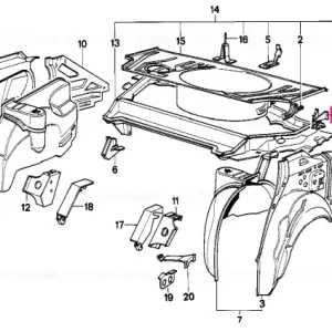Suport esapament spate - BMW Popular