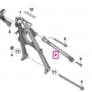 Strut negru stanga - BMW Motorrad Reducere specială
