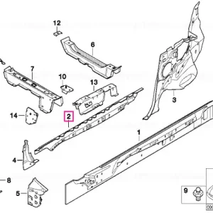 Cumpără acum Partea superioara, element lateral, dreapta - BMW