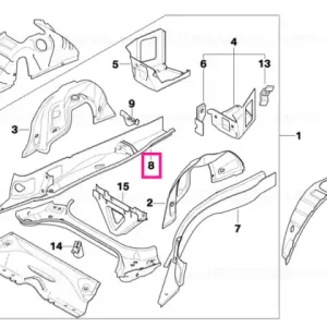 Reduceri Element lateral, dreapta - BMW