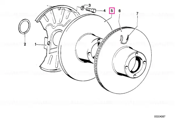 Cumpărături sigure Disc frana 255X12,7 - BMW