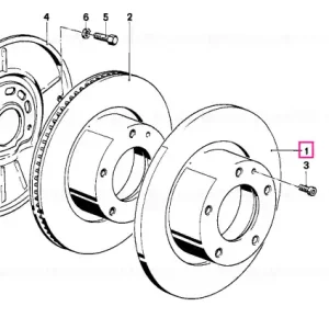 Disc frana 284X12 - BMW Nu rata