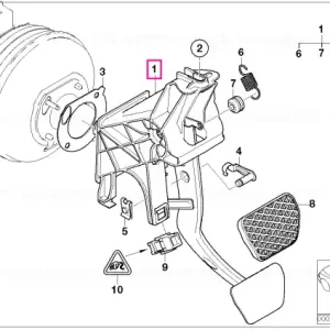 Ansamblu pedală complet - BMW Ofertă limitată