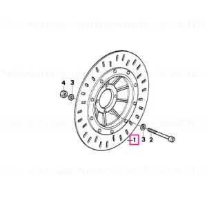 Chilipir Disc frana flotant drept - BMW