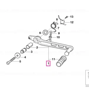 Lichidare de stoc Pedală frână - BMW Motorrad
