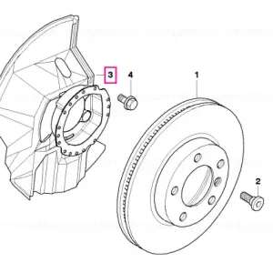 Tablă protecție stânga - BMW Expediere rapidă