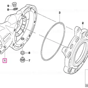 Capac carcasă argintiu ABS - BMW Motorrad Ultima șansă