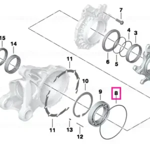 Inel O-ring 138X2,62 - BMW Motorrad Premium