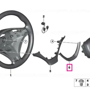Vezi acum Panou decor roata sport perlglanz cromat - BMW