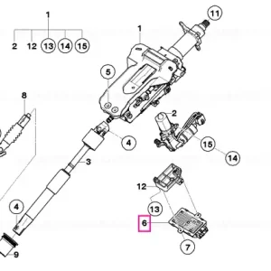 Bestseller Unitate control coloană direcție CIM - BMW