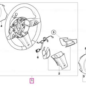 Discount Volan M sport airb.piele multifunc SCHWARZ - BMW