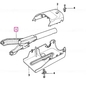 Reducere specială Tub coloană direcție - BMW