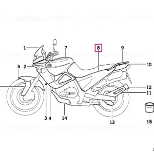 Ofertă exclusivă Acoperire stânga, AURAWEISS - BMW Motorrad