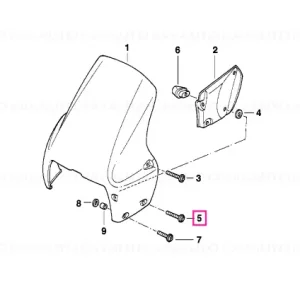 Surub cap cilindric M6X35 - BMW Motorrad Nu rata