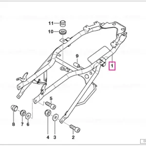 Mai ieftin Cadru spate - BMW Motorrad