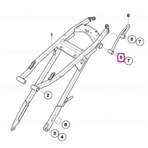 Lichidare de stoc Bucșă 6,2X16X8 - BMW Motorrad