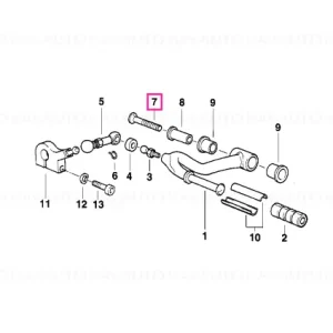 Cumpără acum Șurub scufundat M10X50-8.8 - BMW Motorrad