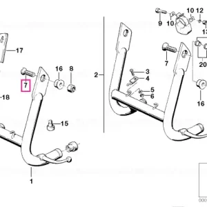 Șurub scufundat M10X30 - BMW Motorrad Calitate înaltă