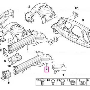 Suport motor faţă dreapta - BMW Reducere extra