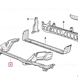 Suport carcasă bară faţă - BMW Ofertă de sezon