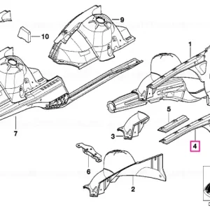Strut parbiz faţă stâng - BMW Noutate