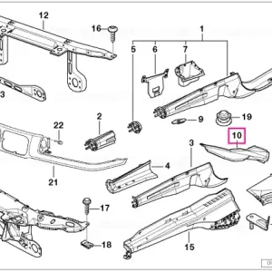 Discount Strut suport perete faţă dreapta - BMW