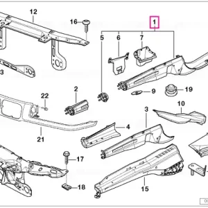 Super ofertă Suport motor complet stâng - BMW