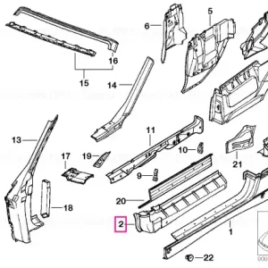Reducere extra Intrare interior dreapta - BMW