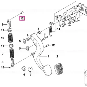 Știft arc ajutaj D=8MM/L=28MM - BMW Ultima șansă