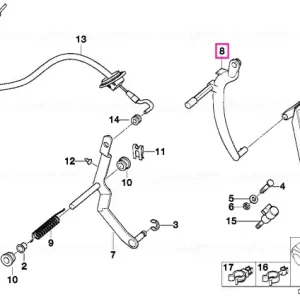 Arbore pedală accelerator D=12MM - BMW Plată securizată