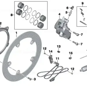 Set plăcuțe frână metal sinterizat BREMBO - BMW Motorrad Chilipir