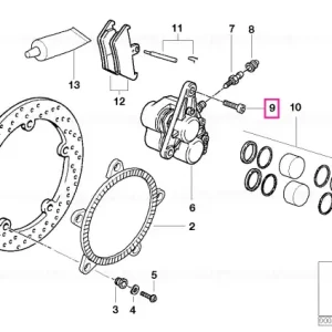 Șurub ISA M8X32-10.9 ZNS3 - BMW Motorrad Reducere extra