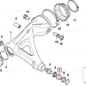 Inel filetat stânga - BMW Motorrad Reducere extra