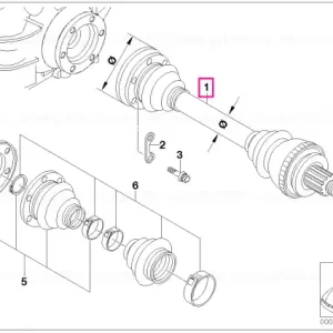 Arbore ieșire schimb LK=94MM/D=27MM - BMW Ofertă limitată