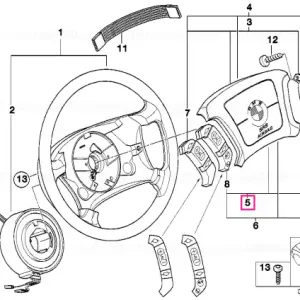 Capac butuc, airbag - BMW Nu rata