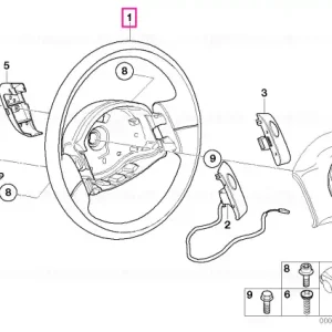 Volan spumă plastic airbag - BMW - Mini Disponibil imediat