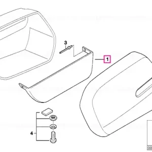 Insert separator depozitare dreapta - BMW Motorrad Reducere