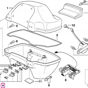 Preț redus Set reazeme cauciuc - BMW Motorrad