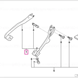 Preț mic Set suport valiză k1200rs - BMW Motorrad