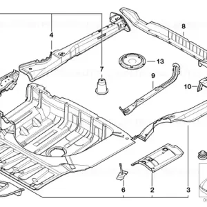 Reducere extra Podea portbagaj BASIS - BMW