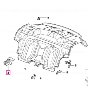 Suport rulment spătar central - BMW Reduceri