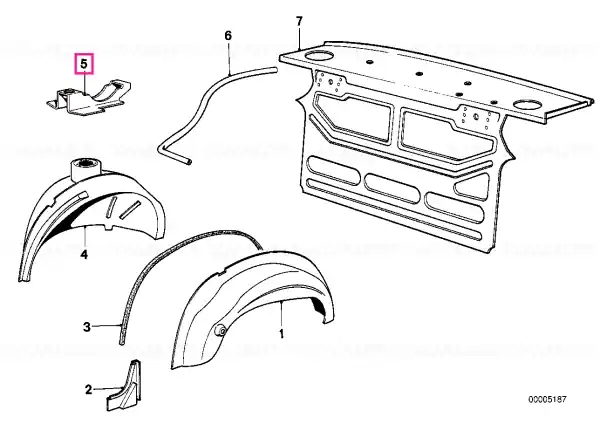 Reducere extra Suport tub rezervor combustibil - BMW