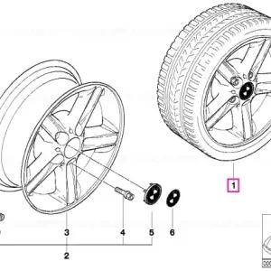 Reducere extra Set roți aliaj complet vară 225/50 ZR16 92W - BMW