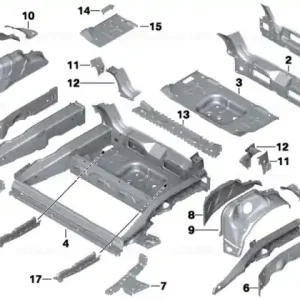 Carcasă roată spate exterior jumătate stânga - BMW - Mini Preț mic