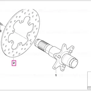 Ofertă Disc frana spate D=240MM - BMW Motorrad